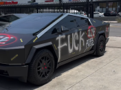 Tesla Cybertruck Crashes Anti-ICE Protests in LA, Becomes Unlikely Symbol