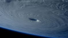Hurricane in Space
