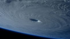 Hurricane in Space