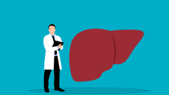 Doctor and Liver Graphic