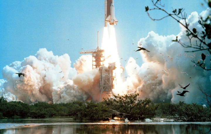 Space Shuttle Launching