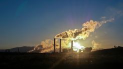 Smoke Emitting from a Factory