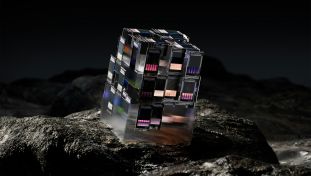 Computer and Chip Styled Cube