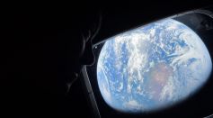 NASA Astronaut Looking Back at Earth