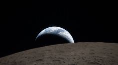Artemis II Earth and Moon Image