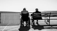 Elderly People Sitting