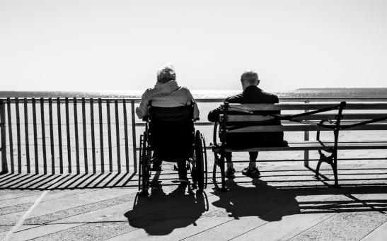 Elderly People Sitting