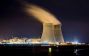Nuclear Power Plant at Night