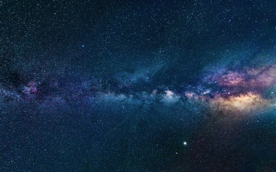 Starry Night Sky with Milky Way