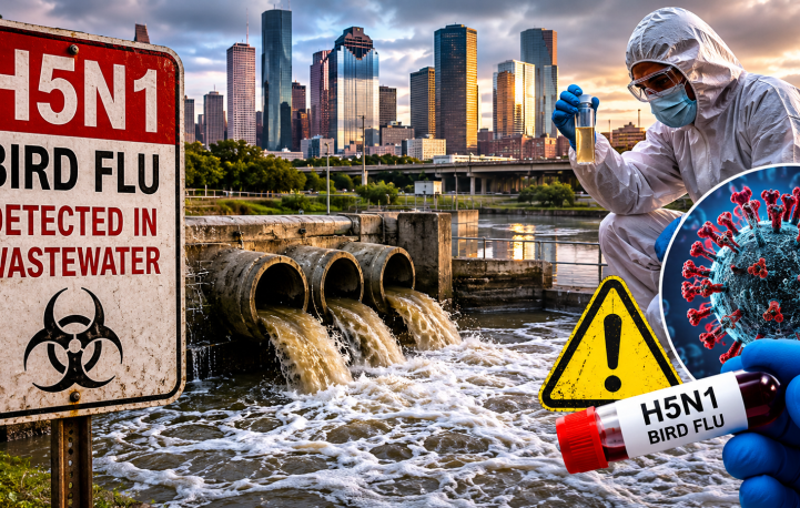 H5N1 Bird Flu Lurked in Houston Wastewater — And Nobody