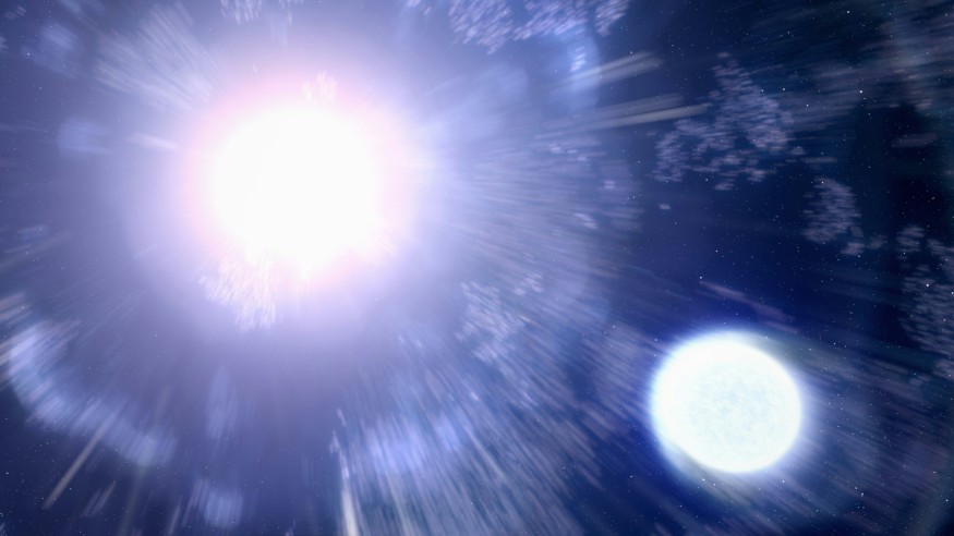 Two Supernovas From One Binary Star System Discovered Near the ...