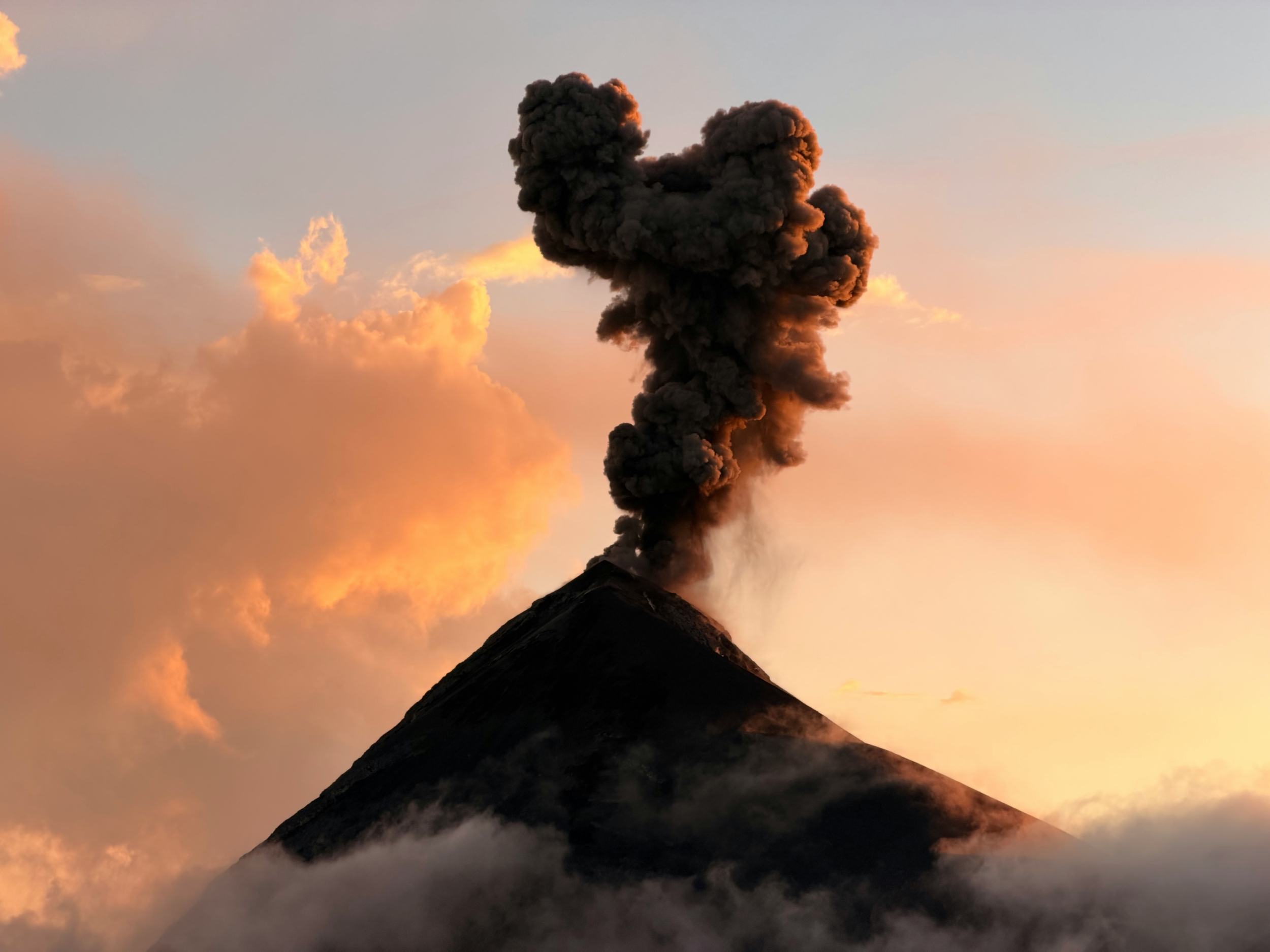 volcanic eruption