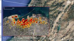 Look: NASA Satellite Maps Extent of Beirut Explosion