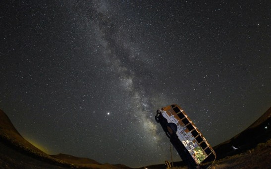 Comet NEOWISE Seen From Nevada