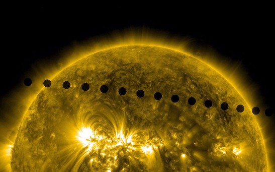 Venus Transit Across The Sun