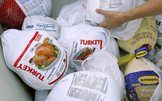 Food Bank Hands Out Turkeys Ahead Of Thanksgiving