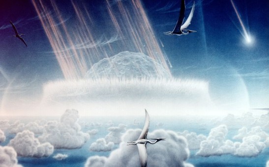 Chicxulub impact - artist impression