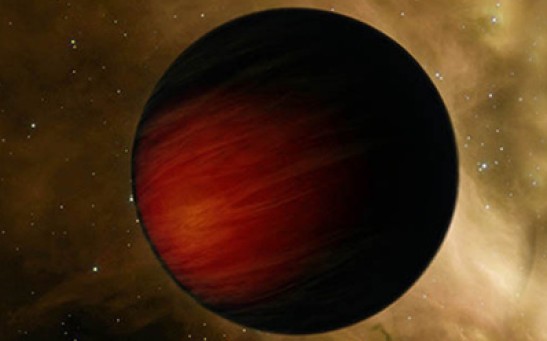 Alien World is Blacker than Coal