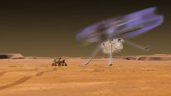 Helicopters Flying at Mars May Glow at Dusk
