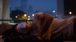 Protestors Take A Rest As The Pro Democracy Sit-In Goes On