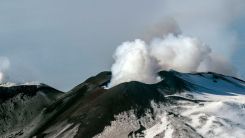 Volcanologists Watch Mount Etna From Above