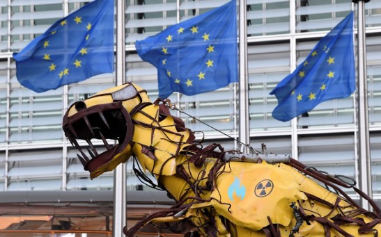 BELGIUM-EU-ENERGY-GREENPEACE