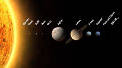 An artist's rendition shows the solar sy