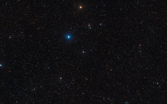 The sky around the triple-star system HD 131399