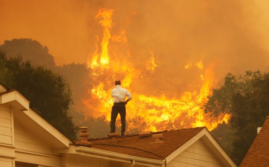 Springs Fire In Southern California Gains Strength, Continues To Threaten Homes