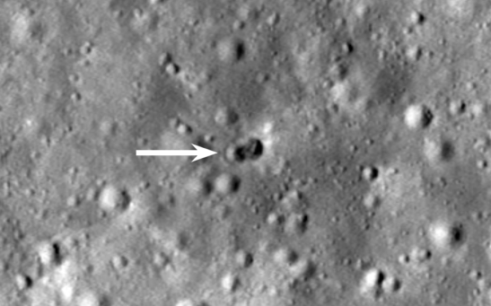 NASA's Lunar Reconnaissance Orbiter Spots Rocket Impact Site on Moon