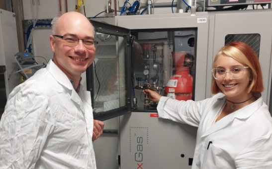 Authors of the study Professor Richard Tilley and Dr Lucy Gloag.