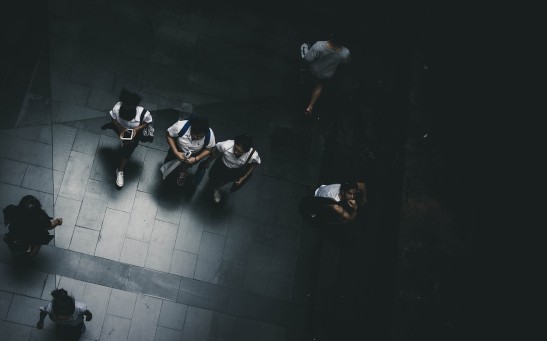 Street, People, Students image